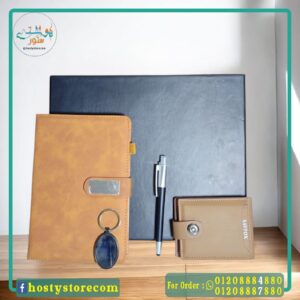 بوكس نوت بوك مستورد +قلم +ميداليا +محفظه 