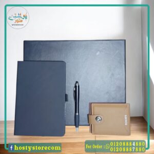 بوكس نوت بوك +قلم +محفظه 